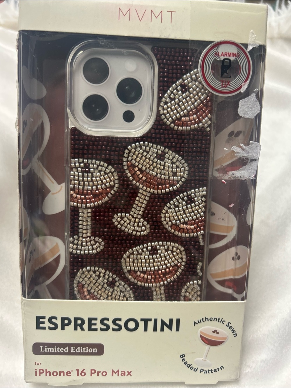 MVMT Espressotini Beaded iPhone 16 Pro Max Case Limited Edition NIB